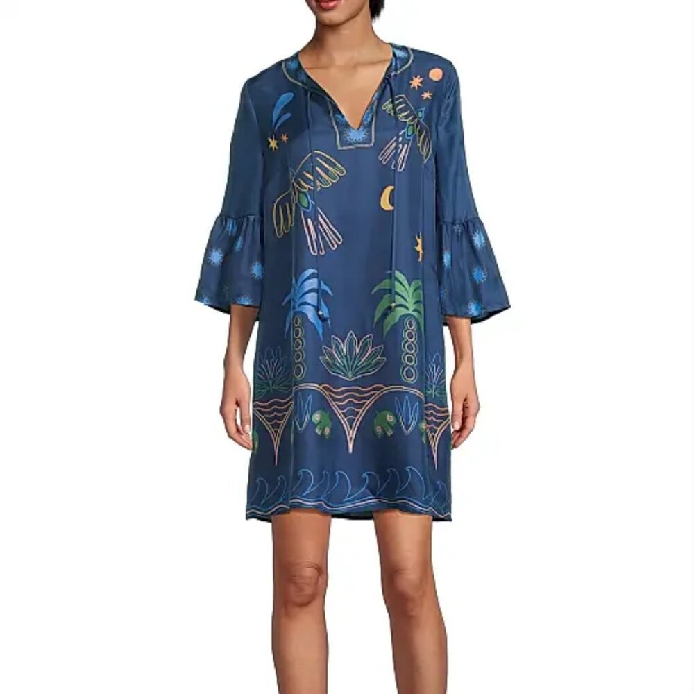 Johnny Was Jade Lorianne Mini Shift Dress